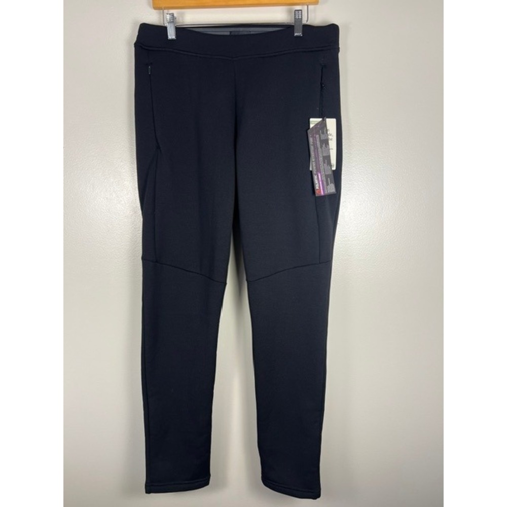 REI Co-op Hyperaxis Fleece Pants Black Polartec Power Stretch Pro Womens L New
